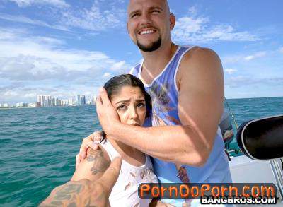 Vanessa Sky starring in Cuban Hottie Gets Rescued at Sea - BangBrosClips, BangBros (SD 480p)