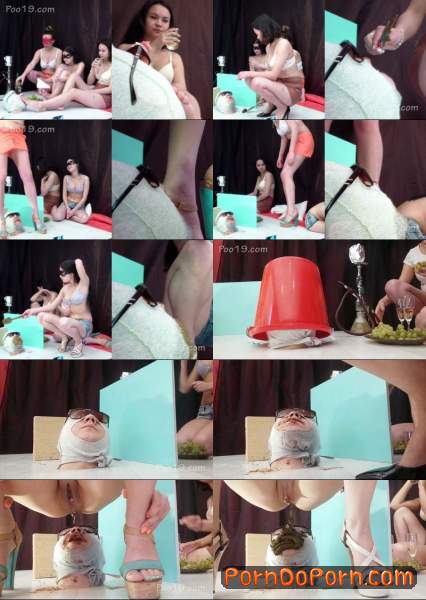 MilanaSmelly starring in Morning shit-picnic with girls and Hookah - Poo19 (HD 720p / Scat)