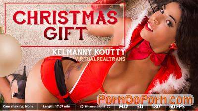 Kelmanny Koutty starring in Christmas Gift - VirtualRealTrans (UltraHD 2K 1440p / 3D / VR)
