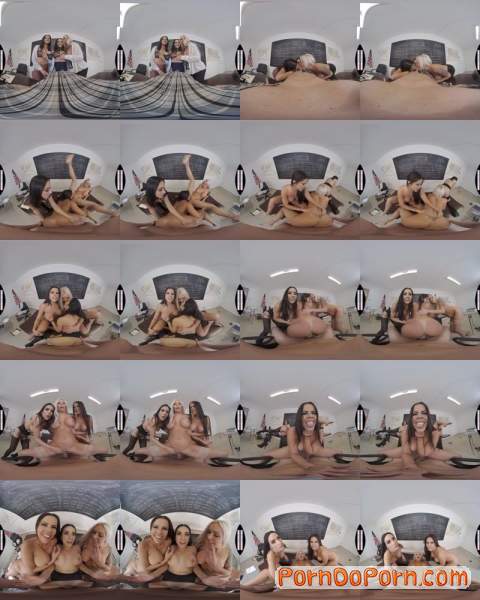 Diamond Kitty, Nina Elle, Tia Cyrus starring in ClassRoom 2 - NaughtyAmericaVR (UltraHD 2K 2048p / 3D / VR)