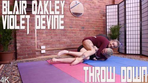 Blair Oakley, Violet Devine starring in Throw Down - GirlsOutWest (FullHD 1080p)