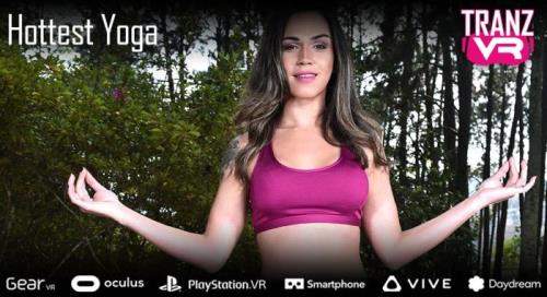 Amanda Fialho starring in Hottest Yoga - TranzVR (UltraHD 2K 1920p / 3D / VR)