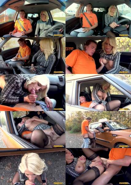 Tiffany Rousso starring in Hot blonde MILF wants her licence - FakeHub, FakeDrivingSchool (HD 720p)