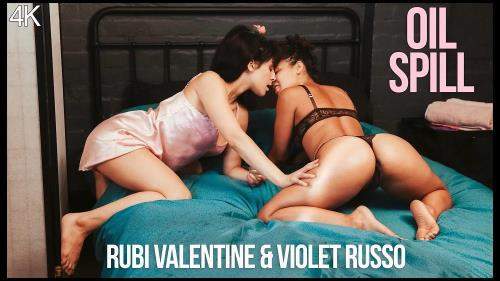 Rubi Valentine, Violet Russo starring in Oil Spill - GirlsOutWest (FullHD 1080p)