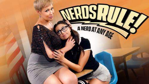 Eliza Ibarra, Ryan Keely starring in Nerds Rule! A Nerd At Any Age - GirlsWay (HD 720p)
