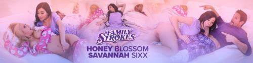 Savannah Sixx, Honey Blossom starring in My Step Parents Seduced Me - FamilyStrokes, TeamSkeet (SD 480p)