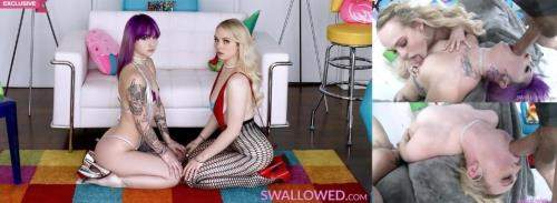 Lilly Bell, Val Steele starring in Sloppy Showcase With Val And Lilly - Swallowed (SD 360p)