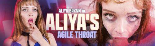 Aliya Brynn starring in Aliya's Agile Throat - Throated (FullHD 1080p)