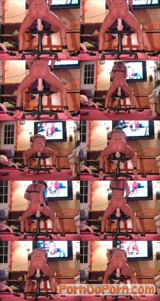 Dirty Wife starring in My husband makes me ride "Mr Big" on a chair and watch videos of myself - DirtyWifeStyle (SD 480p)