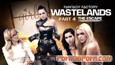 April ONeil, Abigail Mac, Cherie DeVille, Kenna James starring in Fantasy Factory: Wastelands - Episode 4: The Escape - GirlsWay (FullHD 1080p)