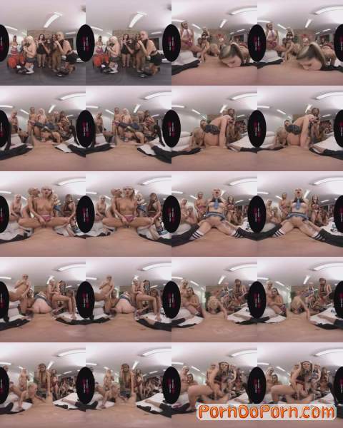 Arteya, Gina Gerson, Lovita Fate, Naomi Bennet, Silvia Dellai, Vinna Reed starring in 12 Girls of Christmas: Red Team - VirtualRealPorn (UltraHD 4K 2700p / 3D / VR)