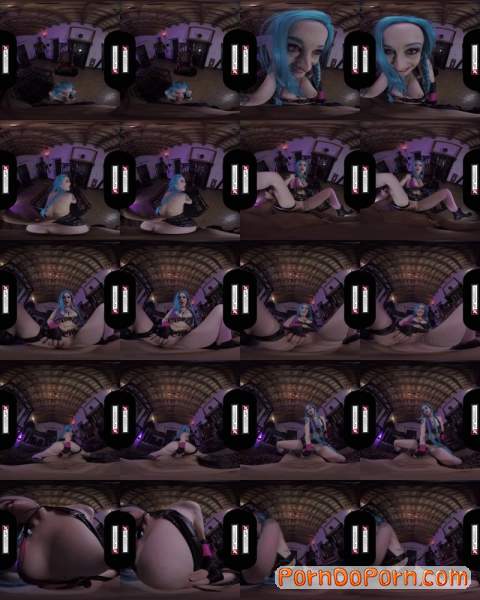 Alessa Savage starring in League of Legends: Jinx A XXX Parody - vrcosplayx (UltraHD 2K 1440p / 3D / VR)