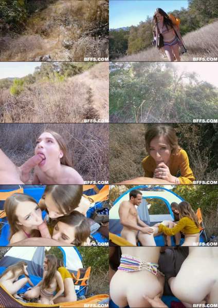 Izzy Lush, Samantha Hayes, Avery Moon starring in Hiking With Hotties - BFFS, TeamSkeet (SD 480p)