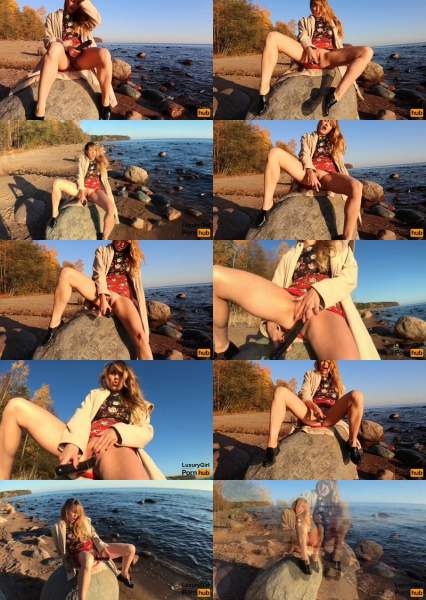 Kristina Sweet, Luxury Girl starring in Public Masturbation On The Beach - PornHub, PornHubPremium (FullHD 1080p)