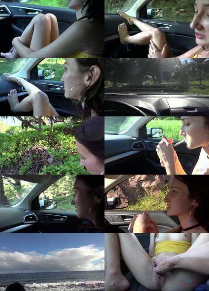 Carmen Rae starring in Carmen Rae - Hot Brunette in Car - ATKGirlfriends (SD 400p)