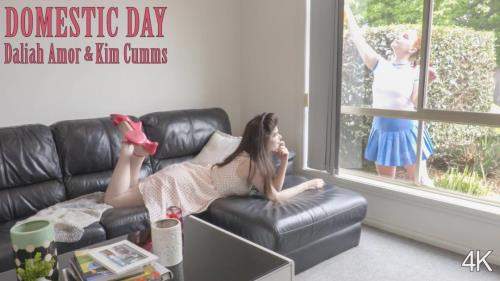 Daliah Amor, Kim Cumms starring in Domestic day - GirlsOutWest (FullHD 1080p)