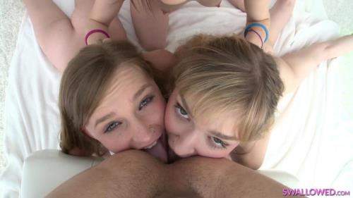 Alex Blake, Ava Parker, Mackenzie Moss starring in Three Hungry Mouths With Alex, Mackenzie, And Ava - Swallowed (SD 360p)