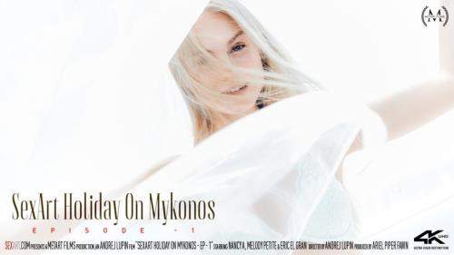 Nancy A, Nick Ross, Eric El Gran, Alexis Crystal, Melody Petite starring in SexArt Holiday On Mykonos: Part 1 - SexArt, MetArt (UltraHD 4K 2160p)