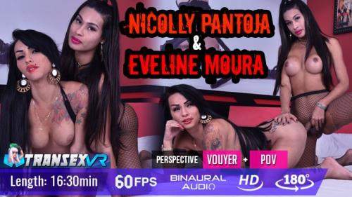 Nicolly Pantoja, Eveline Moura starring in Shemale On Shemale - TransexVR (UltraHD 2K 1920p / 3D / VR)