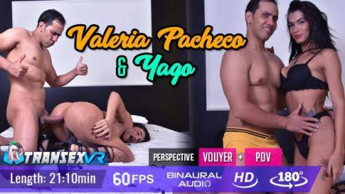 Valerya Pacheco, Yago starring in Anal Hard Sex - TransexVR (UltraHD 2K 1920p / 3D / VR)