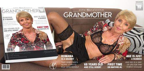 Romana (68) starring in Naughty granny having time to play with herself - Mature.nl (SD 540p)