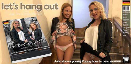 Julia Pink, Poppy Pleasure starring in Milf Julia Pink is showing young Poppy how to become a woman - Mature.nl, Mature.eu (FullHD 1080p)