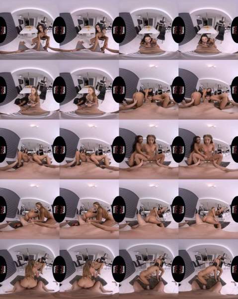 Shalina Devine, Eveline Dellai starring in Nice Reason For Threesome - VirtualTaboo (UltraHD 4K 2700p / 3D / VR)