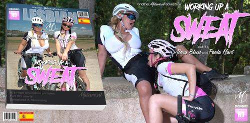 Alexa Blun (50), Paola Hard (EU) (19) starring in These old and young lesbians get wet and wild during a bike ride - Mature.nl (FullHD 1080p)