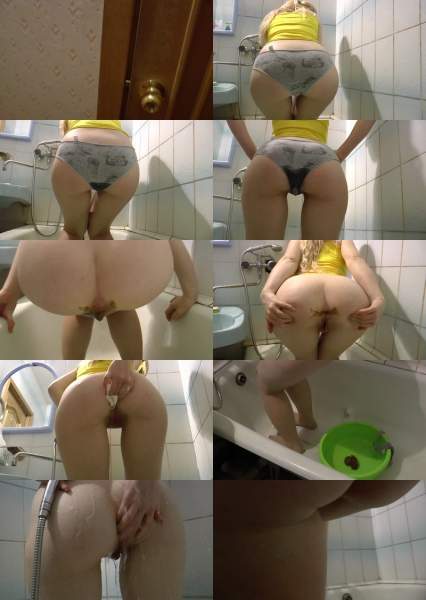 Freaky Baby starring in Desperate Panty Poop and Cleaning the Mess - ScatShop (FullHD 1080p / Scat)