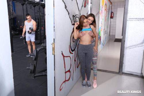 Alya Stark, Azure Angel starring in Sneaky Lesbian Workout - SneakySex, RealityKings (SD 480p)