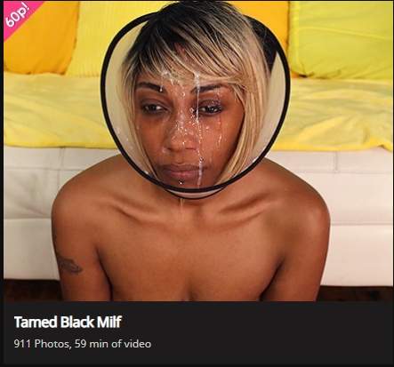 Tamed Black Milf starring in Tamed Black Milf - GhettoGaggers (FullHD 1080p)
