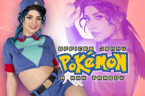 Jewelz Blu starring in Pokemon: Officer Jenny A XXX Parody - VRCosplayX (UltraHD 4K 2700p / 3D / VR)