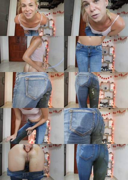 MissAnja starring in Messy, Shitty Jeans For My Love GFE - ScatShop (FullHD 1080p / Scat)