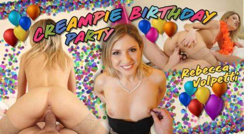 Rebecca Volpetti starring in Creampie Birthday Party - Realitylovers (UltraHD 4K 2700p / 3D / VR)