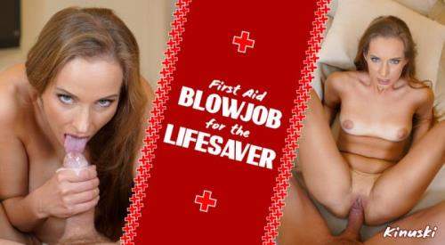 Kinuski starring in First Aid Blowjob for The Lifesaver - Realitylovers (UltraHD 4K 2700p / 3D / VR)