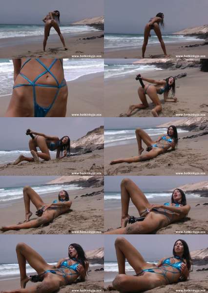 Hotkinkyjo starring in Hotkinkyjo deep dildo fuck and belly bulge at the public beach m - Hotkinkyjo (FullHD 1080p)