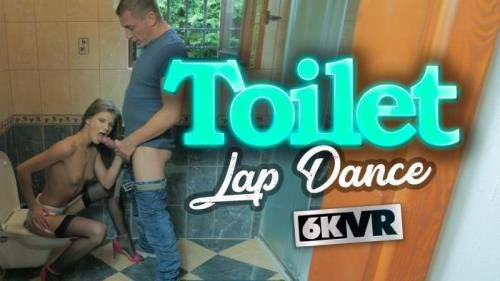 Sarah Kay starring in Toilet Lap Dance - StockingsVR (UltraHD 4K 3072p / 3D / VR)