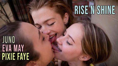 Eva May, Juno, Pixie Faye starring in Rise And Shine - GirlsOutWest (SD 576p)