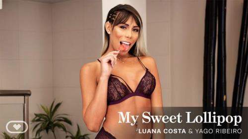 Luana Costa starring in My Sweet Lollipop - VirtualRealTrans (FullHD 1080p / 3D / VR)