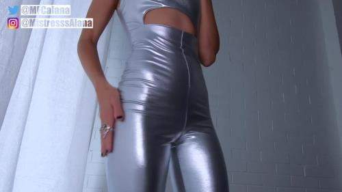 Weak For Shiny Outfits Cum Countdown - MistressAlana (FullHD 1080p)