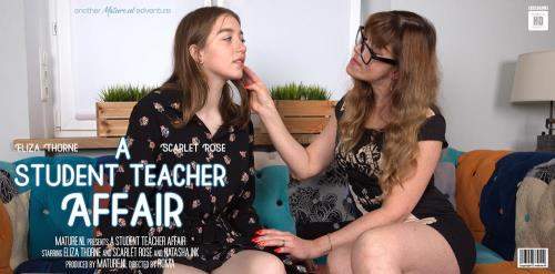 Eliza Thorne (18), Scarlet Rose (44) starring in This teacher introduces her student to lesbian seductions - Mature.nl (SD 540p)