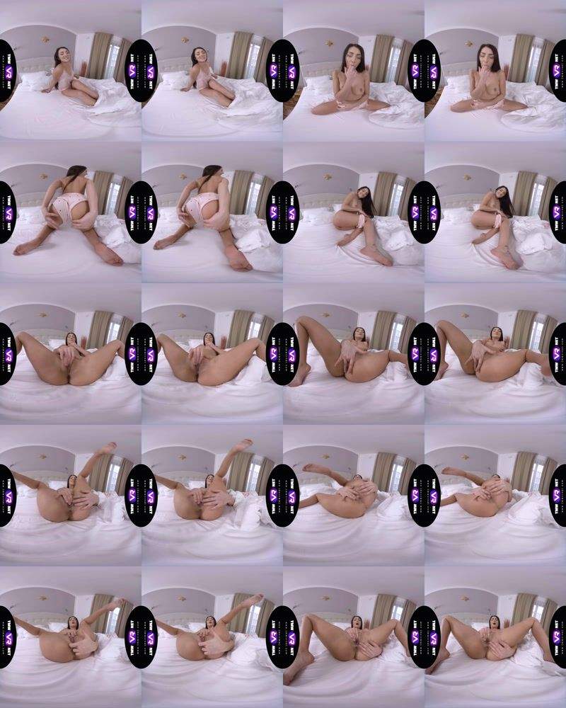 Katy Rose starring in Dude watches cutie masturbating - TmwVRnet (UltraHD 4K 2700p / 3D / VR)
