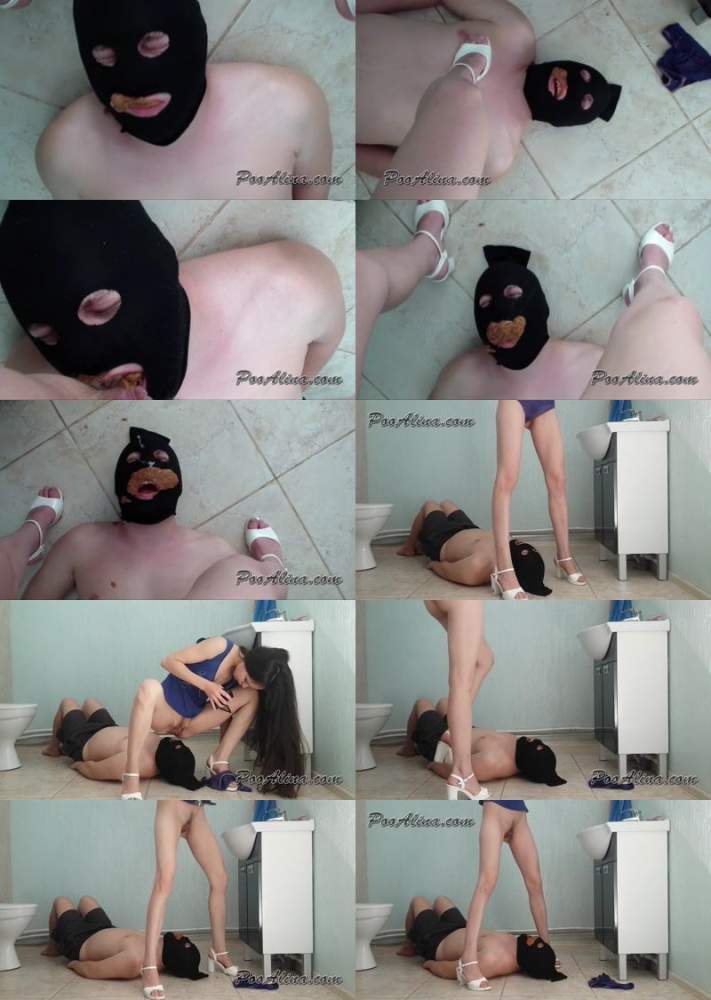 Poo Alina starring in Selfi – toilet slave eats Alina’s hot and smelly shit - PooAlina (HD 720p / Scat)