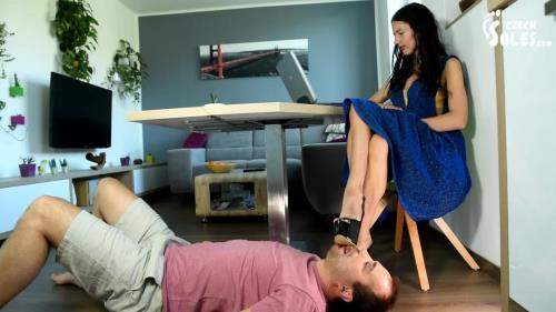 Employee Gets Caught And Must Worship His Bosss Feet And High Heels - CzechSoles (FullHD 1080p)
