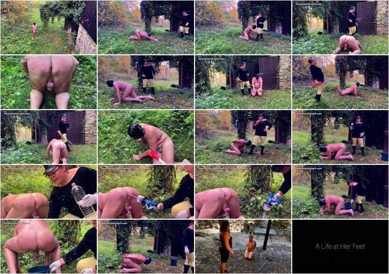 Dominatrix Mistress April starring in Exercise In The Garden - Clips4sale (HD 720p)