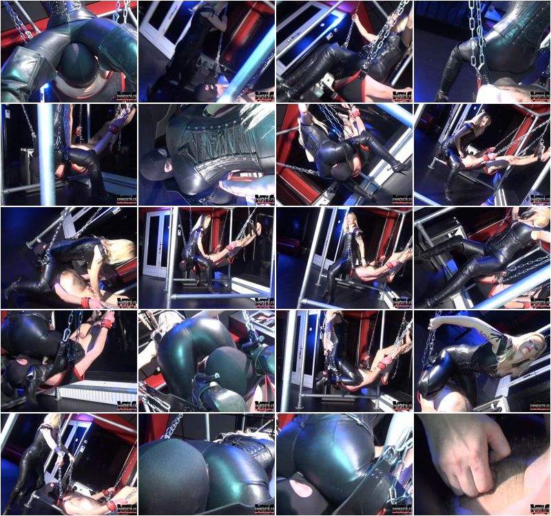 Kelly Kalashnik starring in Ride Your Face On The Sling With My Leather Pants - Clips4sale (SD 576p)
