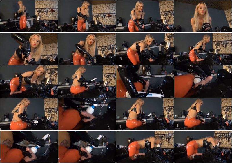 Calea Toxic starring in Femdom Latex Milking - Clips4sale (FullHD 1080p)