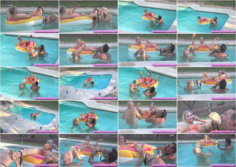 Princess Amber starring in Floating Foot Worship - TheMeanGirls (FullHD 1080p)