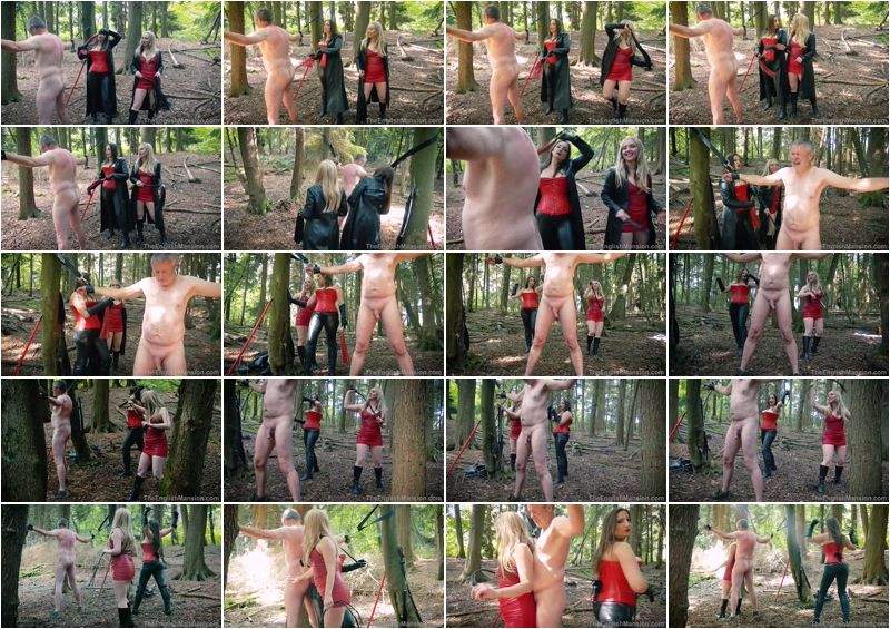 Mistress Evilyne, Mistress Sidonia starring in Woodland Whipping – Part 2 - TheEnglishMansion (HD 720p)