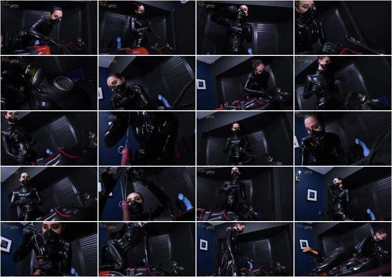 Gynarchy Goddess starring in Sounded And Stifled Gas Mask Gimp - Clips4sale (FullHD 1080p)